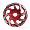 Diamond Grinding Cup Wheel with Arrow Segment for Stone Grindig Tool